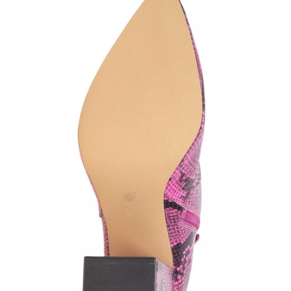 Never Worn Bcbgeneration Pink Snake Python Boots 7 - image 2